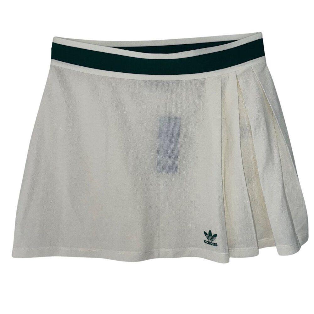 Adidas Tennis Skirt in Cream/Hunter